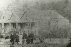 C S Clarke home. Collingwood Family group