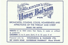 Wilkinson Chemist Dunedin Balsam